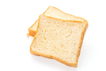 Bread isolated on white