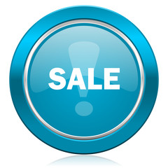 sale blue icon
