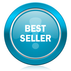 best seller blue icon