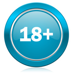 Obraz premium adults blue icon