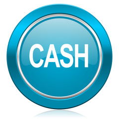 cash blue icon