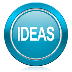 ideas blue icon