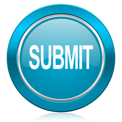 submit blue icon