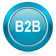 b2b blue icon