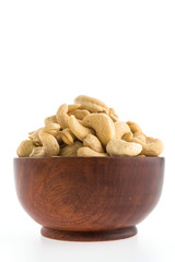 cashew bowl isolated
