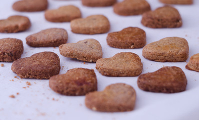 Heart shaped cookies