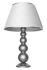 Table lamp isolated on white background