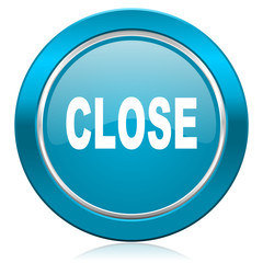 close blue icon