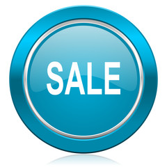 sale blue icon