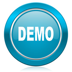 demo blue icon