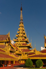 Fototapeta premium Myey Nan Taw, the Lion Throne room building