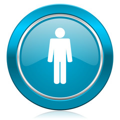 male blue icon male gender sign