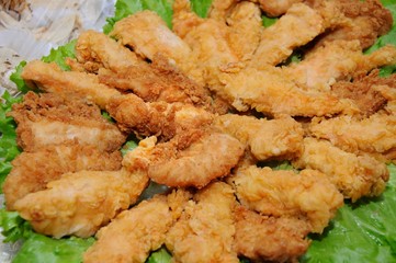 fried chicken nuggets