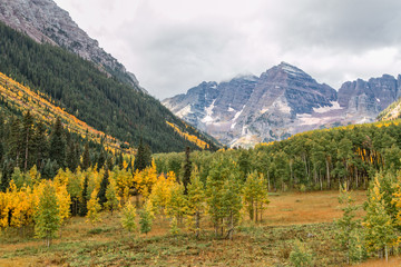 Maroon Bells in Autumn