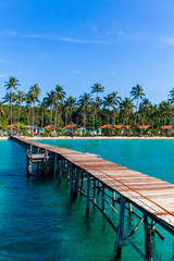 Vacations And Tourism Concept. Tropical Resort. Beautiful tropic