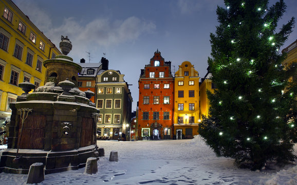 Stortorget at Chritmas time