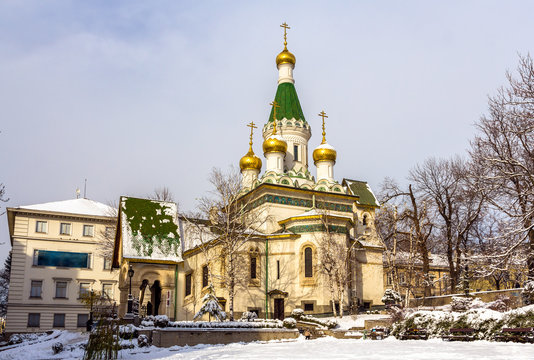 The Russian Church of St. Nicholas in Sofia - Bulgaria