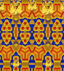 Colorful background with Egyptian accents