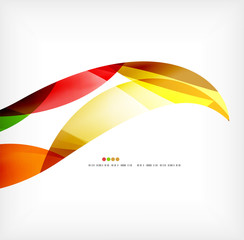 Business wave corporate background