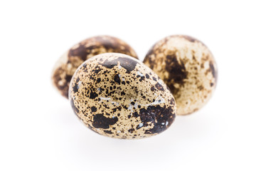 Obraz premium Quail eggs isolated