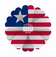 Flag flower Liberia