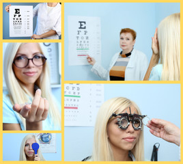 Health care, medicine and vision concept
