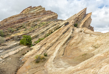 Fototapeta na wymiar Vasquez Rocks Natural Area Park After the Rain