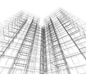 Fototapeta premium Abstract architecture