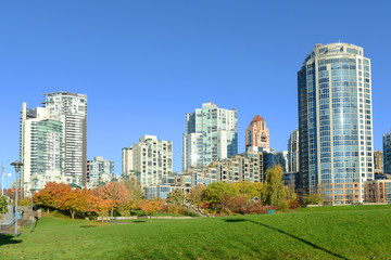 Vancouver high rise apartment at False Creek, Vancouver, BC