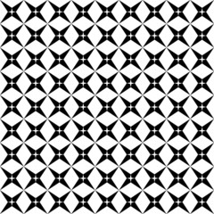 Fototapeta premium Black and white geometric seamless pattern, modern stylish.