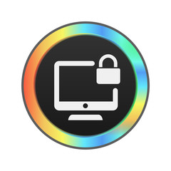 Obraz premium Colorful Web Icon