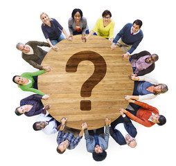 Question Mark FAQ Answer Information Suggestion Feedback Concept