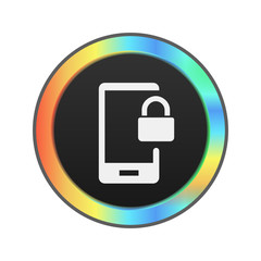 Obraz premium Colorful Web Button