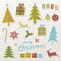 Christmas design elements