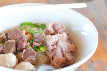 Beef noodle soup
