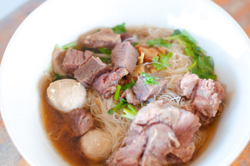 Beef noodle soup