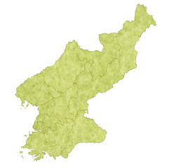 北朝鮮　地図　国