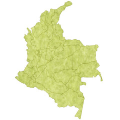 コロンビア　地図　国