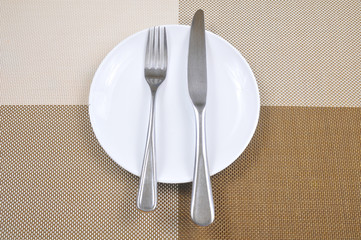 The knife and fork