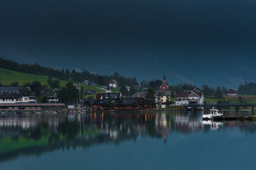 The Beautiful Norway landscape at summer
