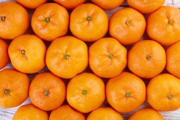 Tangerines close-up