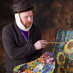 Vincent van Gogh portrait of dedication