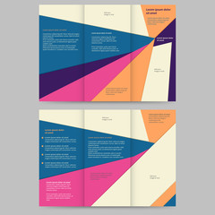 Abstract brochure template