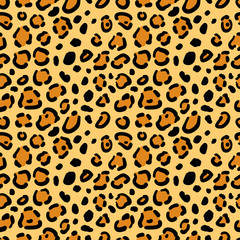 Seamless texture of leopard spots