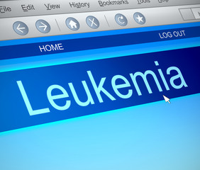 Leukemia concept.