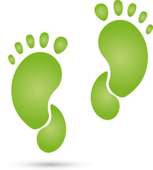 Logo, Füße, Physiotherapie, Ergotherapie