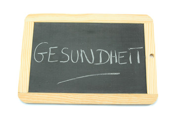 Obraz premium schiefer gesundheit