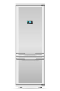 refrigerator for home use vector illustration