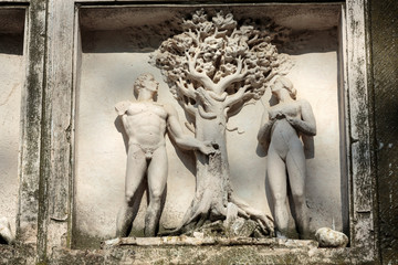 Human Rights Monument in Paris, France,