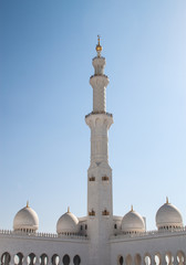 Fototapeta na wymiar Grand White Mosque